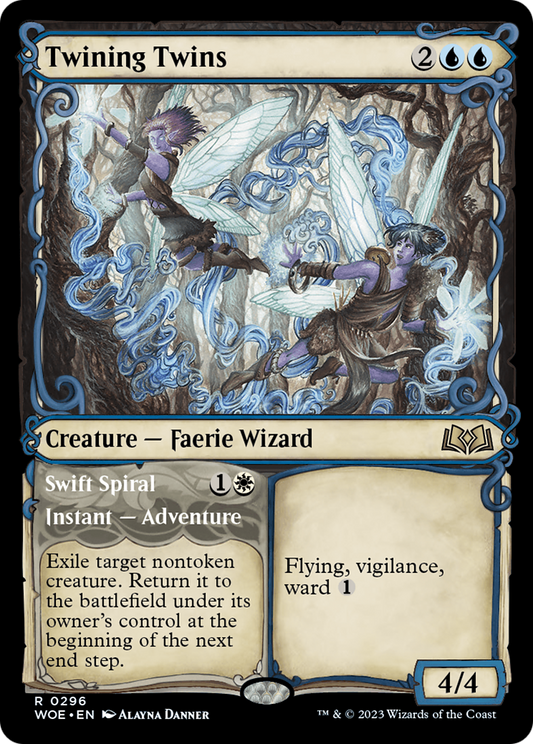 Twining Twins // Swift Spiral (WOE-296) (Showcase) (Foil)