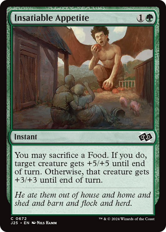 Insatiable Appetite (J25-672)