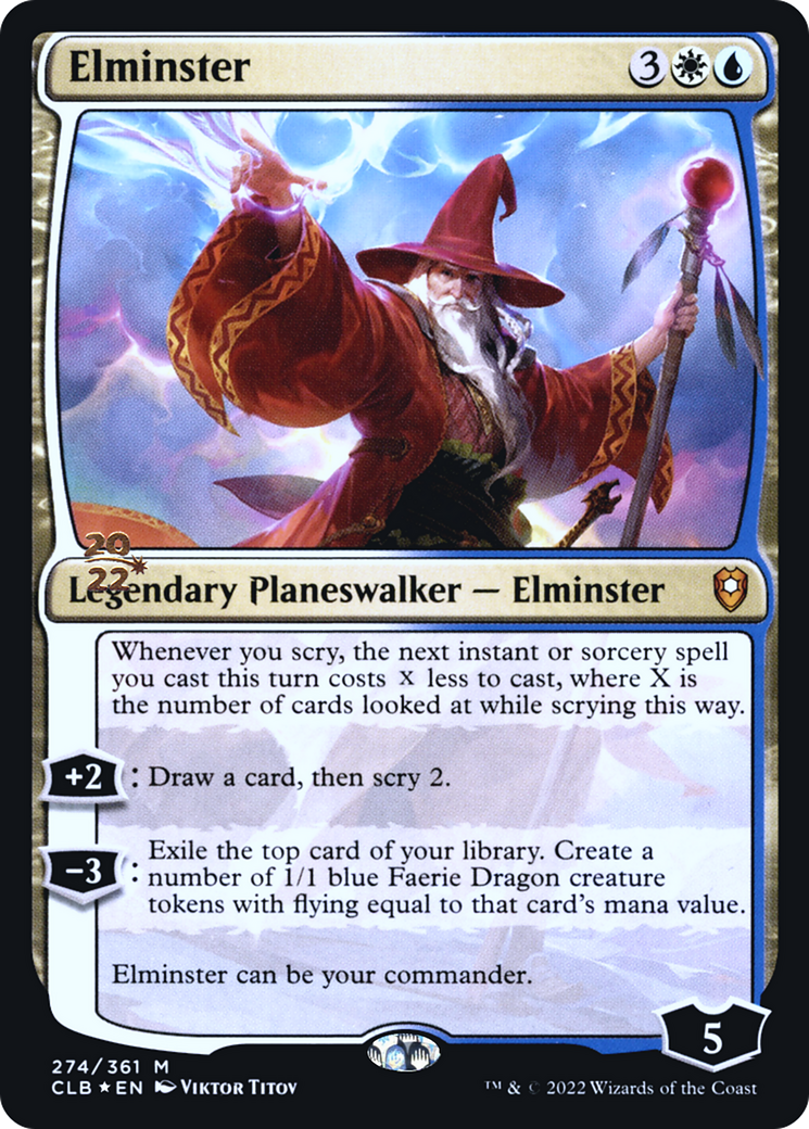 Elminster (PRE-274S) (Foil)