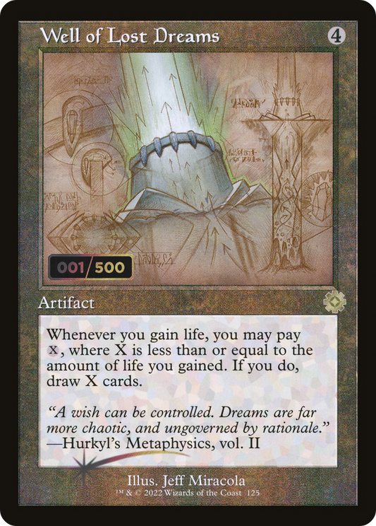 Well of Lost Dreams (BRR-125Z) (Foil) (Serialized)
