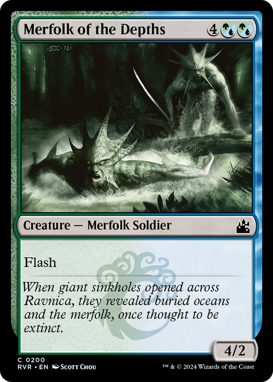 Merfolk of the Depths (RVR-200) (Foil)