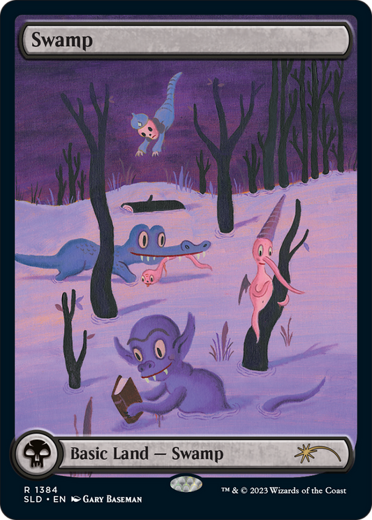 Swamp (SLD-1384) (Full Art) (Foil)