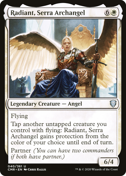 Radiant, Serra Archangel (CMR-040) (Foil)