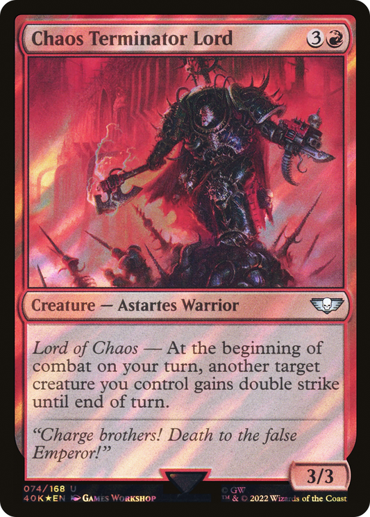 Chaos Terminator Lord (40K-74★) (Surge Foil)