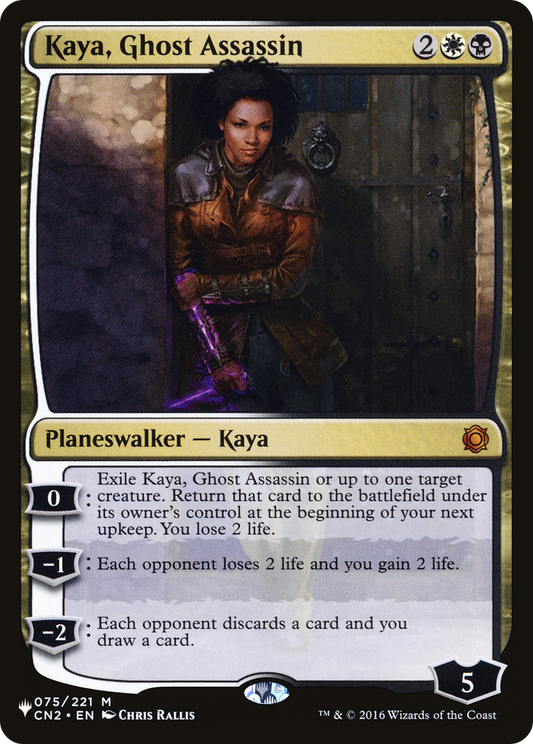 Kaya, Ghost Assassin (LIST-CN2-75)