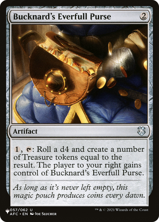 Bucknard's Everfull Purse (LIST-AFC-57) (Foil)