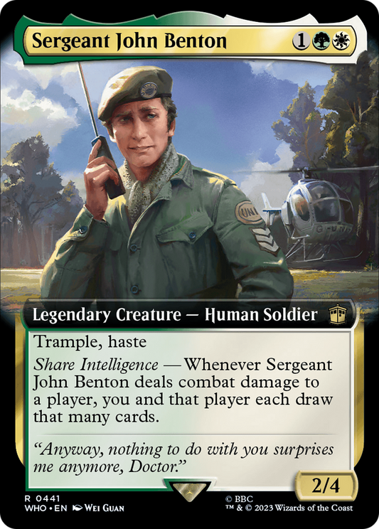 Sergeant John Benton (WHO-441) (Extended Art)