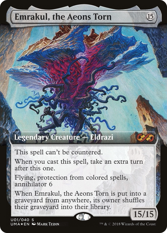 Emrakul, the Aeons Torn (UMA:BT-0U1) (Extended Art) (Foil)