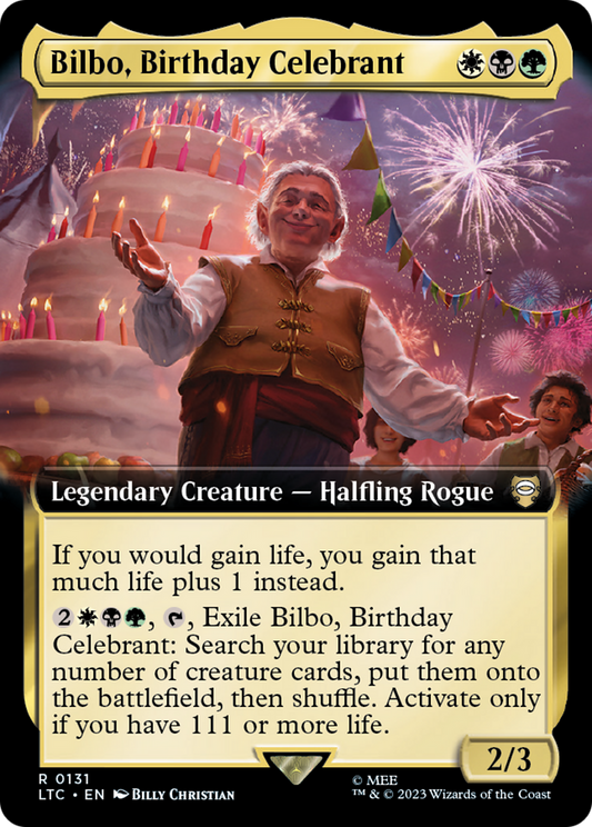 Bilbo, Birthday Celebrant (LTC-131) (Extended Art)
