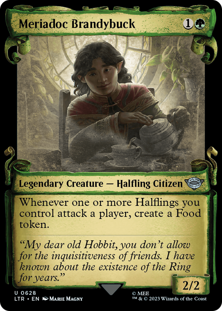 Meriadoc Brandybuck (LTR-628) (Showcase) (Scroll) (Foil)
