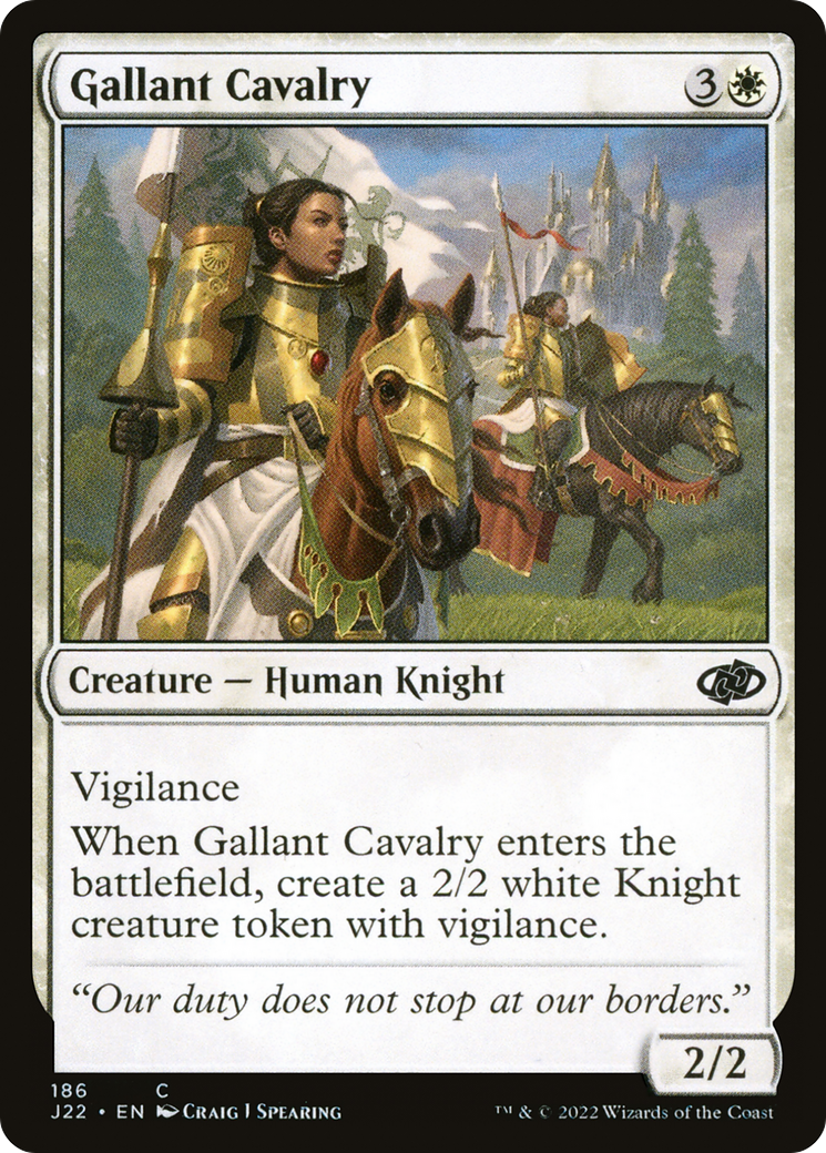 Gallant Cavalry (J22-186)