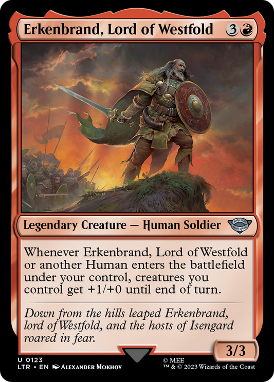 Erkenbrand, Lord of Westfold (LTR-123) (Foil)
