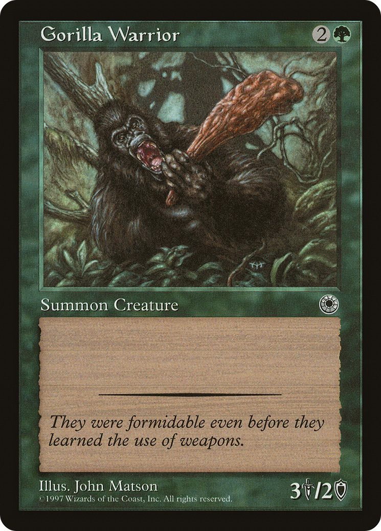 Gorilla Warrior (POR-168)