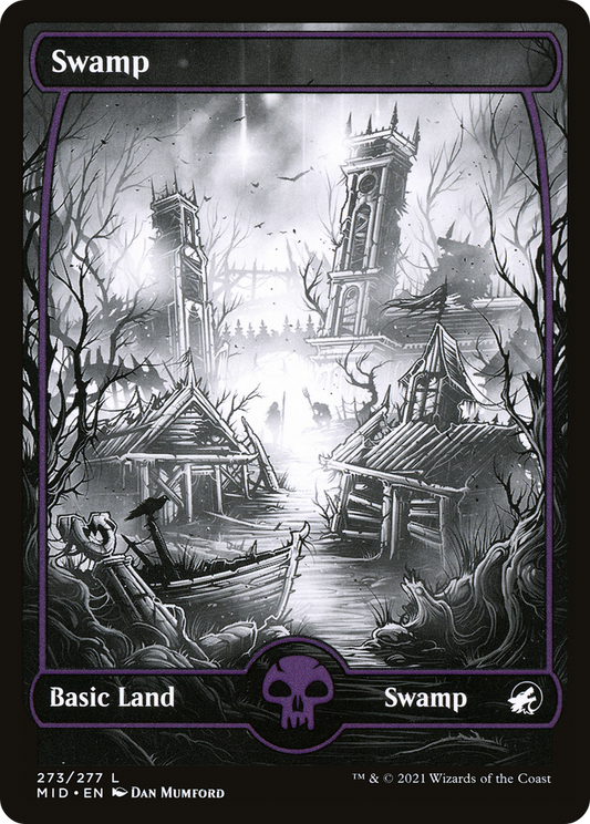Swamp (MID-273) (Full Art, Showcase)