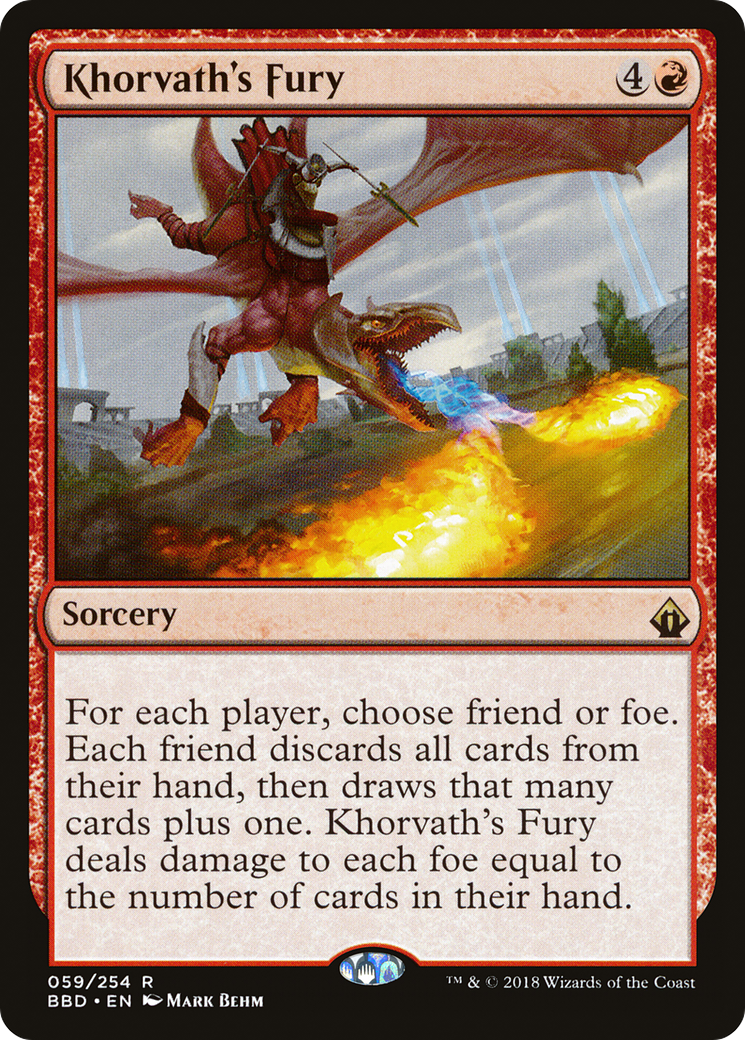 Khorvath's Fury (BBD-059) (Foil)