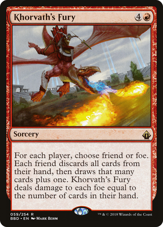 Khorvath's Fury (BBD-059) (Foil)