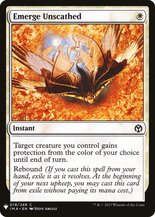 Emerge Unscathed (LIST-IMA-19)