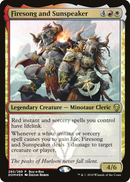 Firesong and Sunspeaker (BABP-280) (Foil)