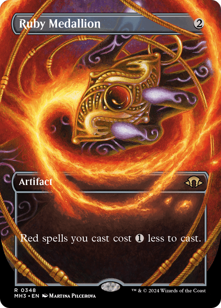 Ruby Medallion (MH3-348) (Borderless) (Foil)