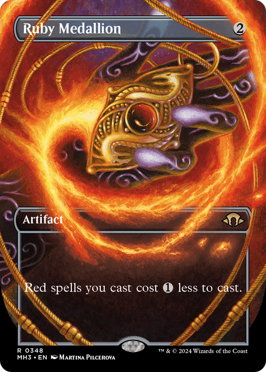 Ruby Medallion (MH3-348) (Borderless) (Foil)