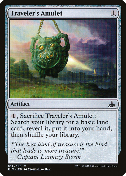 Traveler's Amulet (RIX-184) (Foil)