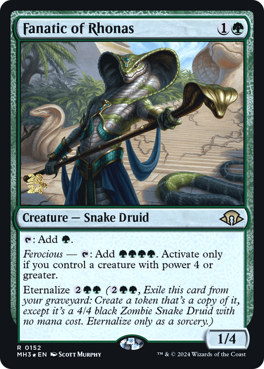 Fanatic of Rhonas (PRE-152S) (Foil)