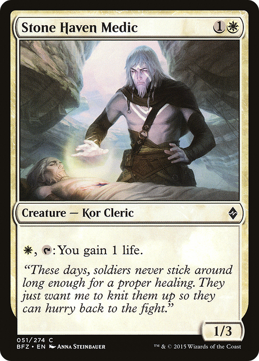 Stone Haven Medic (BFZ-051) (Foil)