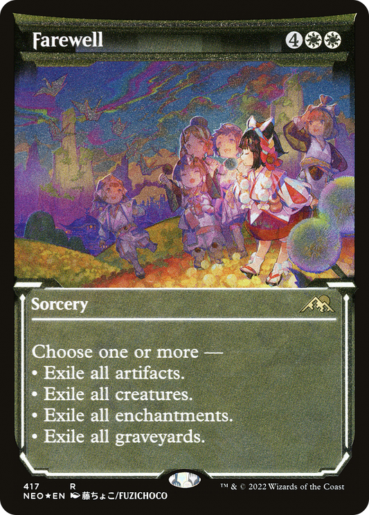 Farewell (NEO-417) (Showcase) (Etched Foil)
