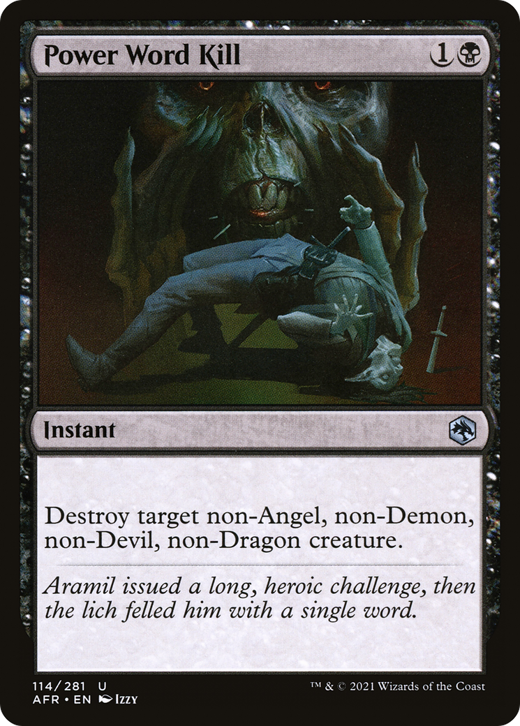 Power Word Kill (AFR-114) (Foil)
