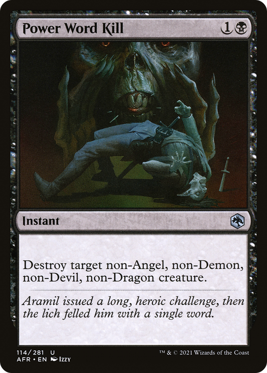 Power Word Kill (AFR-114) (Foil)