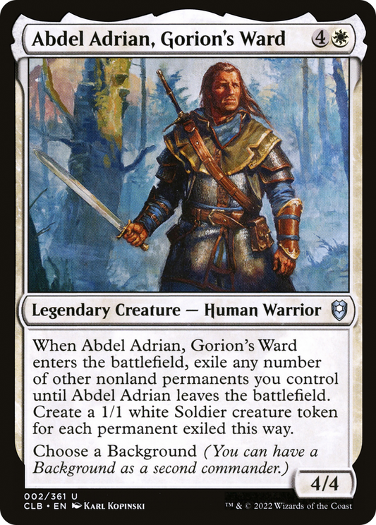 Abdel Adrian, Gorion's Ward (CLB-002)