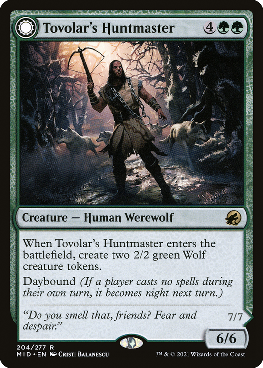 Tovolar's Huntmaster // Tovolar's Packleader (MID-204)