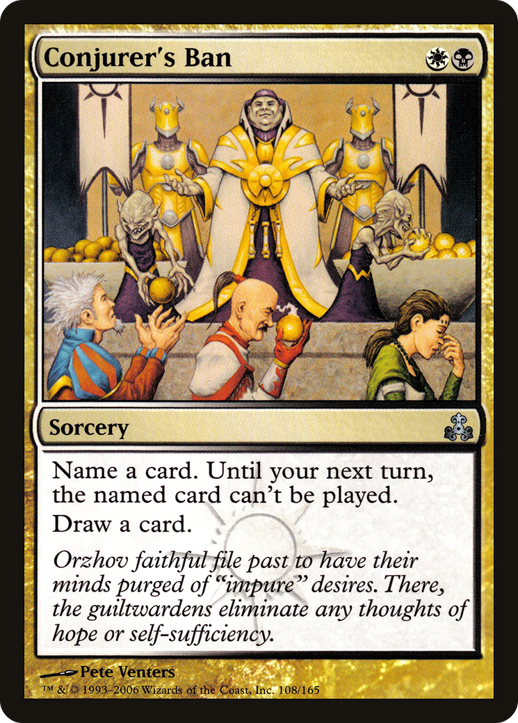 Conjurer's Ban (GPT-108) (Foil)