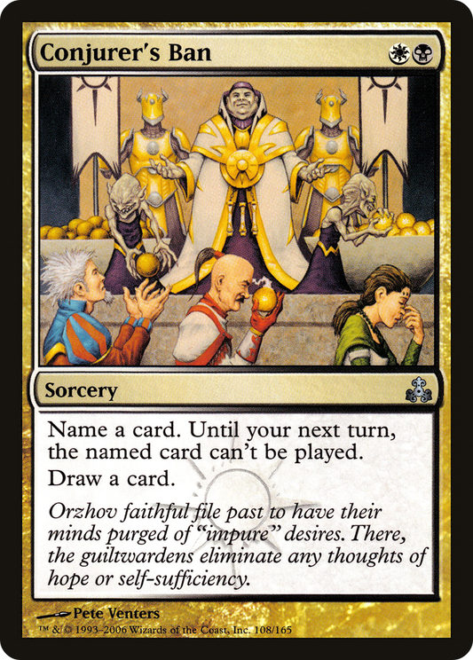 Conjurer's Ban (GPT-108) (Foil)