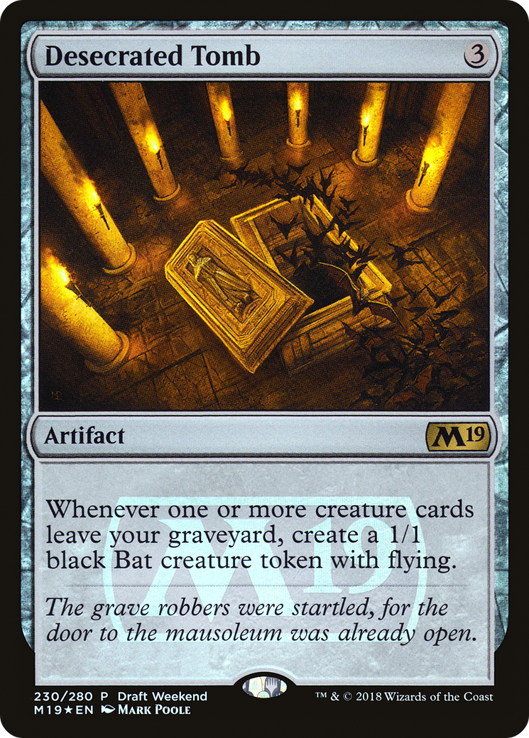 Desecrated Tomb (LARP-230) (Foil)