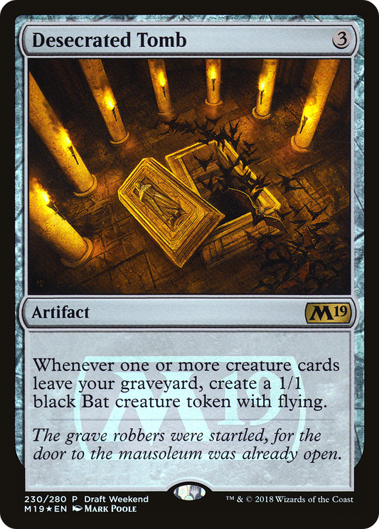 Desecrated Tomb (LARP-230) (Foil)