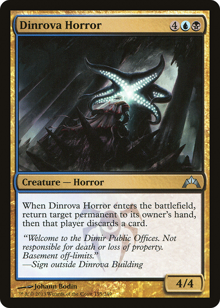 Dinrova Horror (GTC-155) (Foil)