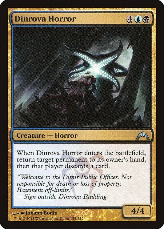 Dinrova Horror (GTC-155) (Foil)