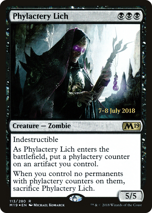 Phylactery Lich (PRE-113S) (Foil)