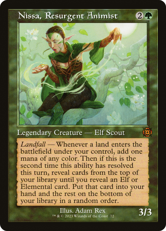 Nissa, Resurgent Animist (MAT-072) (Showcase) (Foil)