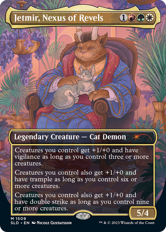 Jetmir, Nexus of Revels // Jetmir, Nexus of Revels (SLD-1509) (Borderless) (Foil)