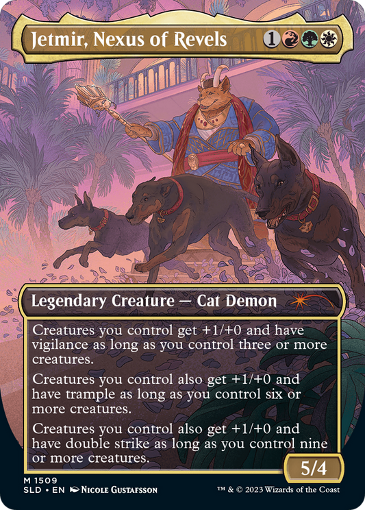 Jetmir, Nexus of Revels // Jetmir, Nexus of Revels (SLD-1509) (Borderless) (Foil)