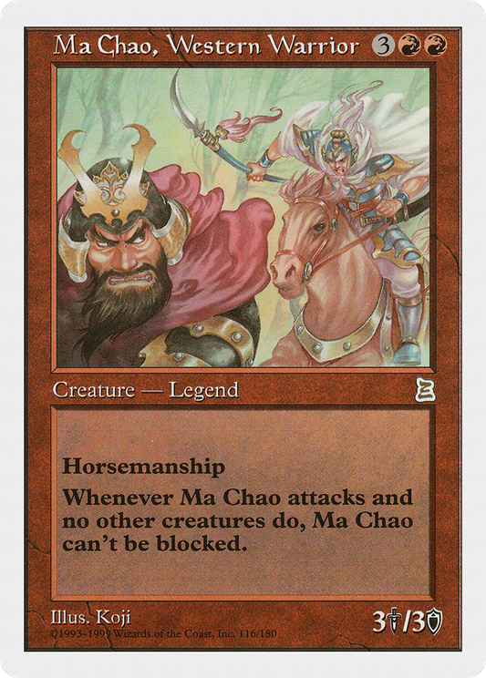 Ma Chao, Western Warrior (PTK-116)