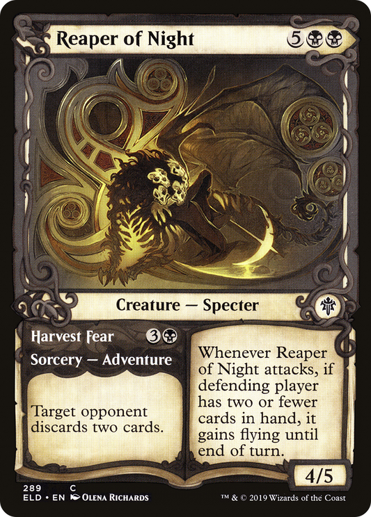 Reaper of Night // Harvest Fear (ELD-289) (Showcase)