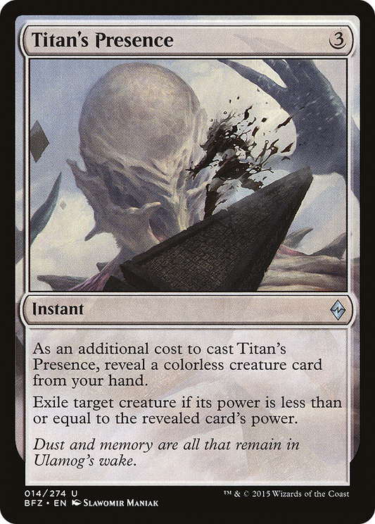 Titan's Presence (BFZ-014)