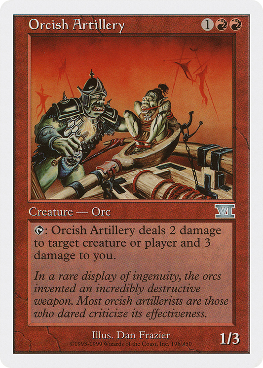Orcish Artillery (6ED-196)