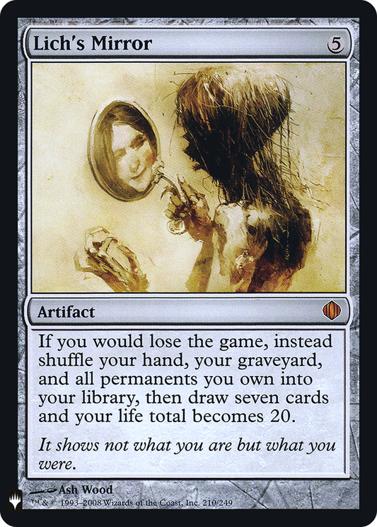 Lich's Mirror (LIST-ALA-210) (Foil)