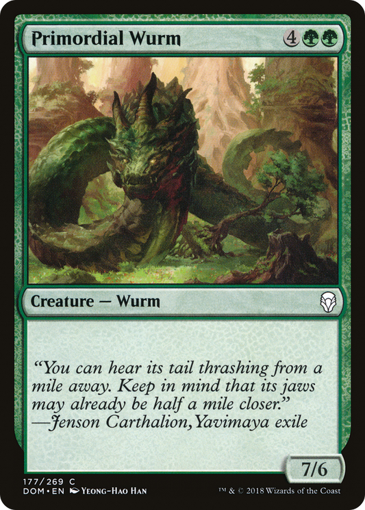 Primordial Wurm (DOM-177) (Foil)