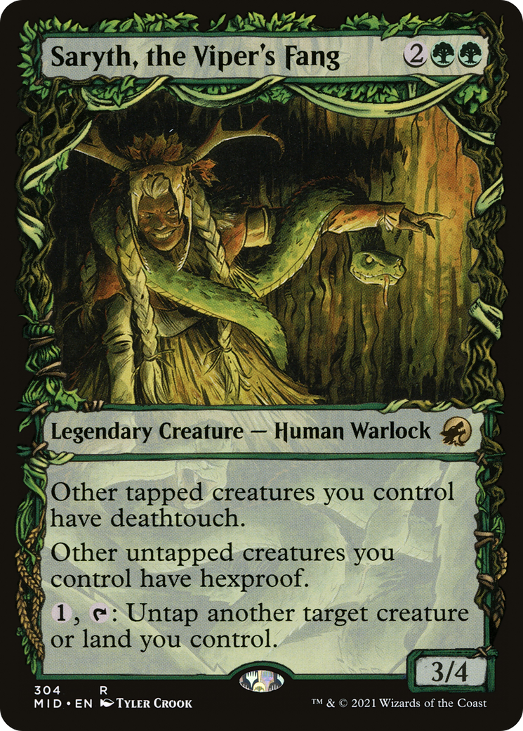 Saryth, the Viper's Fang (MID-304) (Showcase) (Foil)