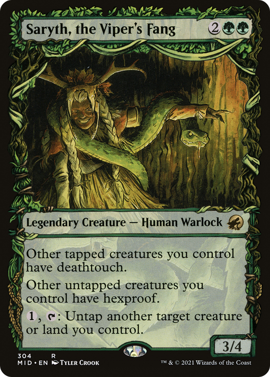 Saryth, the Viper's Fang (MID-304) (Showcase) (Foil)